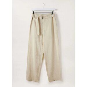 Lemaire Loose Belted High Rise Pants Dry Silk Size 40